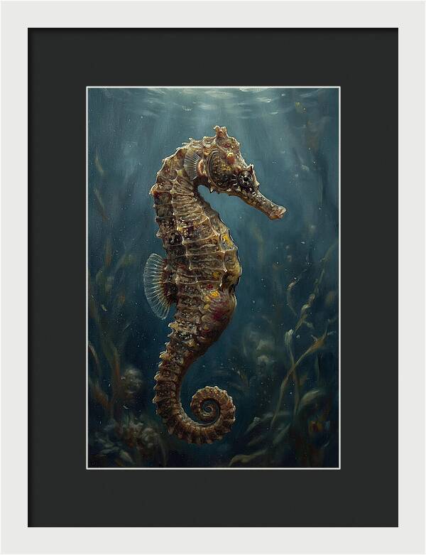 Seahorse Serenity Underwater
