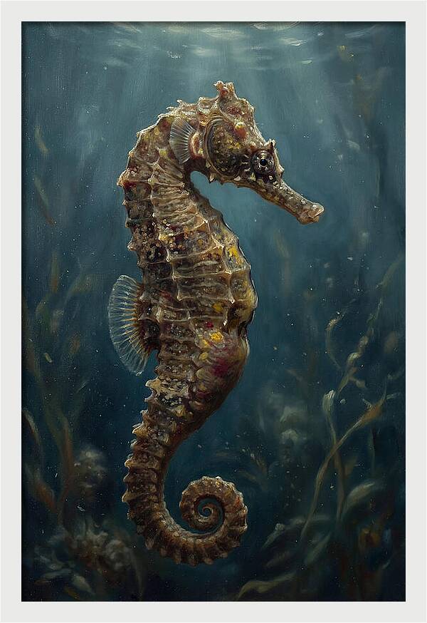 Seahorse Serenity Underwater