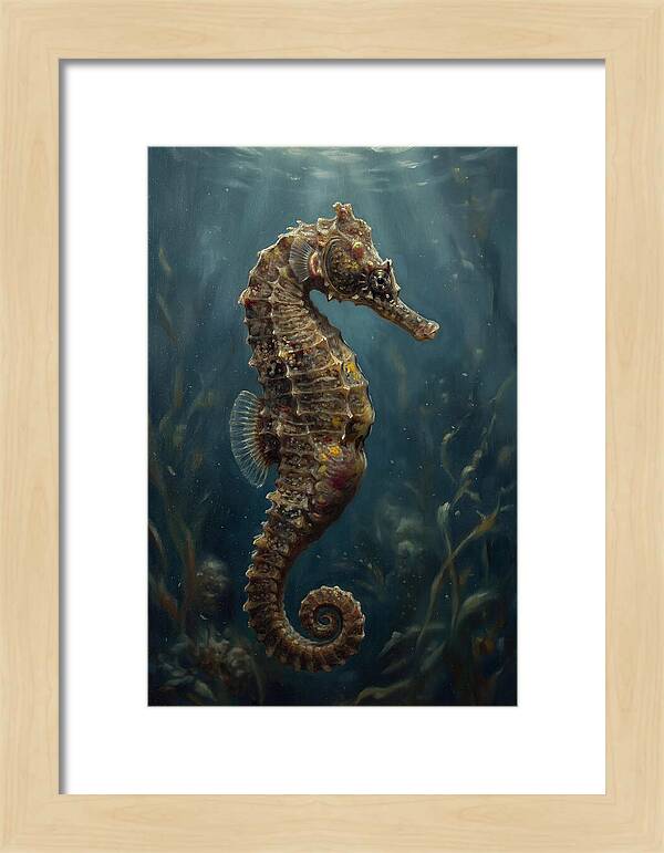 Seahorse Serenity Underwater