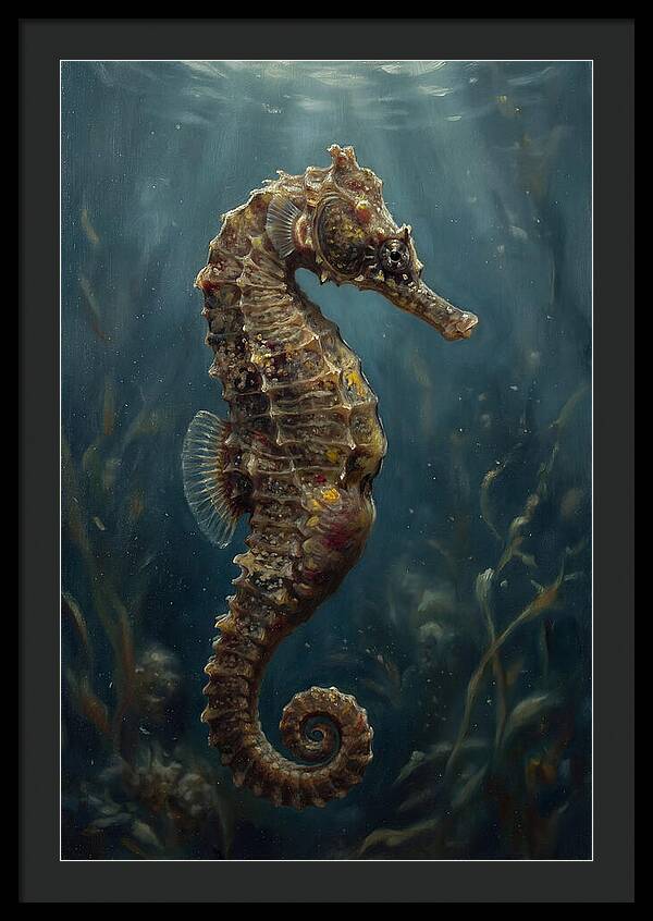 Seahorse Serenity Underwater
