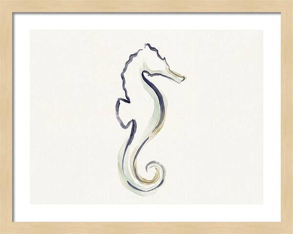 Seahorse Silhouette Elegance