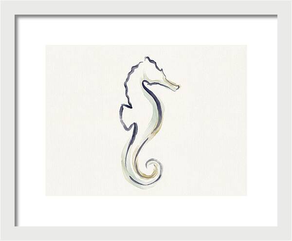 Seahorse Silhouette Elegance