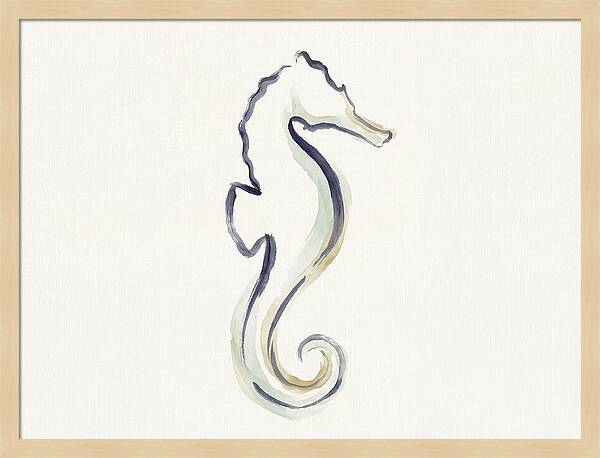 Seahorse Silhouette Elegance