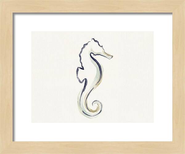 Seahorse Silhouette Elegance