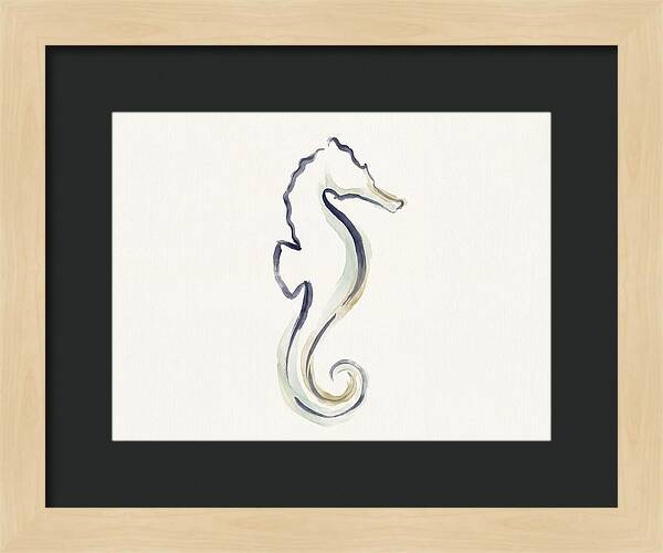 Seahorse Silhouette Elegance