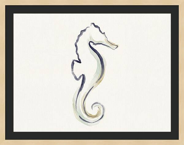 Seahorse Silhouette Elegance