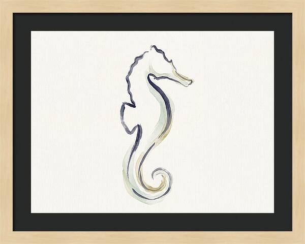 Seahorse Silhouette Elegance