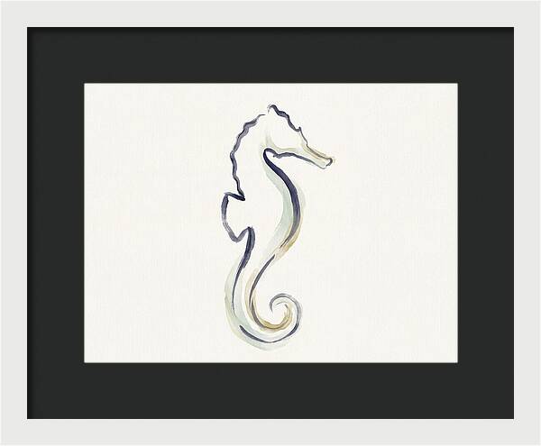 Seahorse Silhouette Elegance