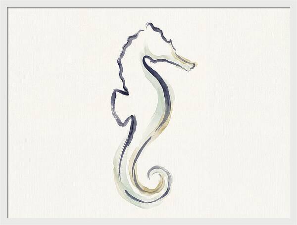 Seahorse Silhouette Elegance