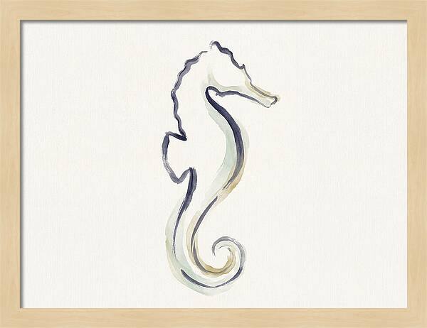 Seahorse Silhouette Elegance