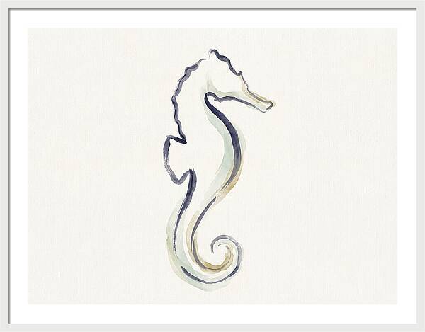Seahorse Silhouette Elegance