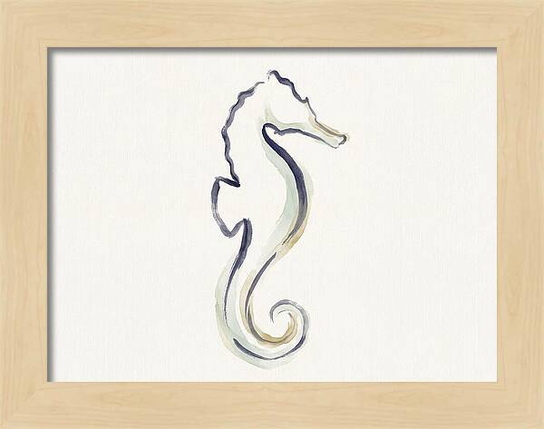 Seahorse Silhouette Elegance