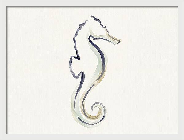 Seahorse Silhouette Elegance