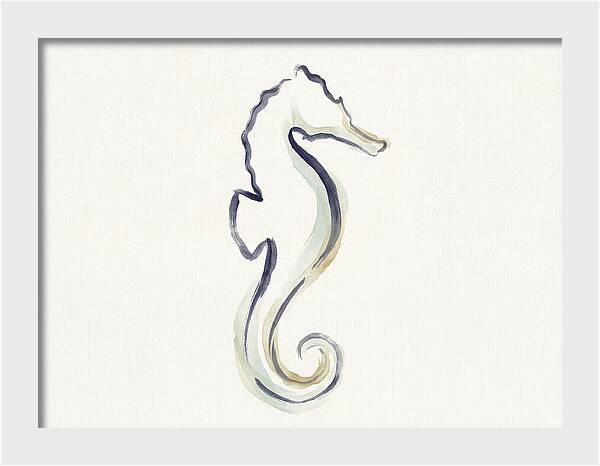Seahorse Silhouette Elegance