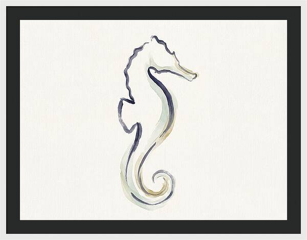 Seahorse Silhouette Elegance