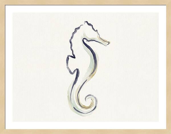 Seahorse Silhouette Elegance