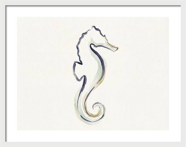 Seahorse Silhouette Elegance