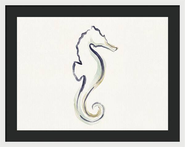 Seahorse Silhouette Elegance