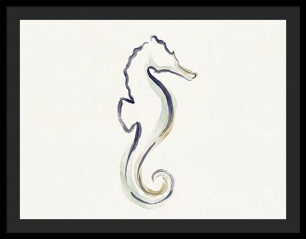 Seahorse Silhouette Elegance