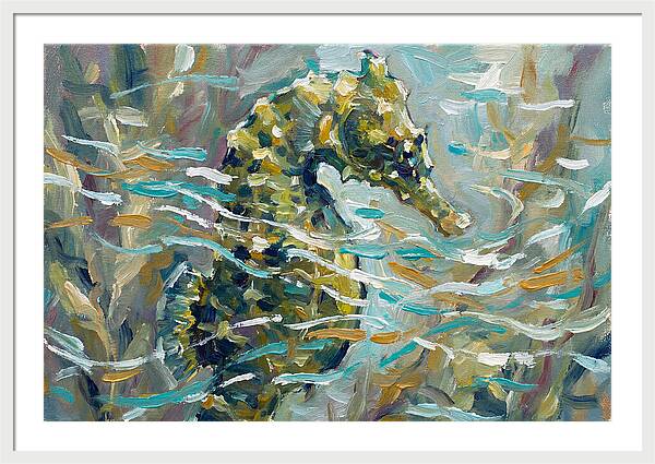 Seahorse Tranquility In The Deep