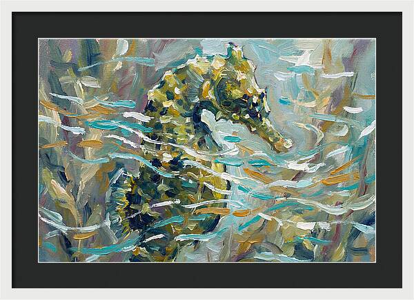 Seahorse Tranquility In The Deep