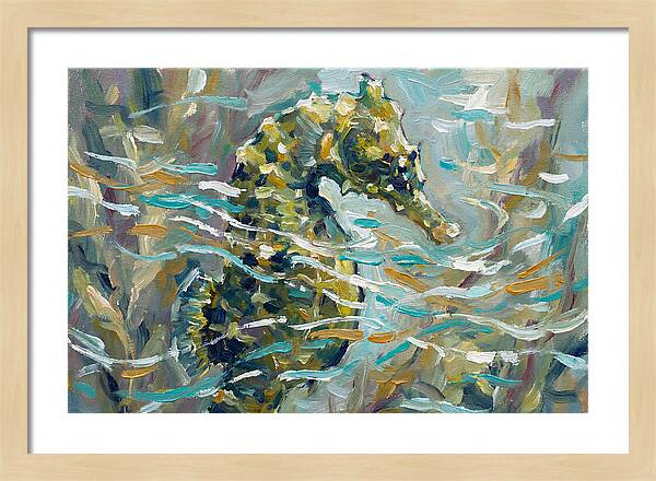 Seahorse Tranquility In The Deep