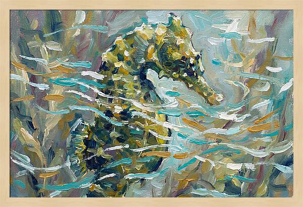 Seahorse Tranquility In The Deep