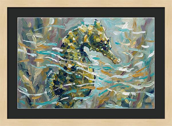 Seahorse Tranquility In The Deep