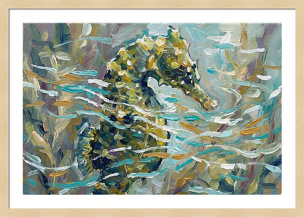 Seahorse Tranquility In The Deep