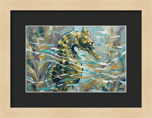 Seahorse Tranquility In The Deep