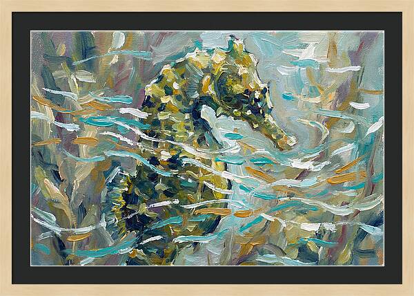 Seahorse Tranquility In The Deep