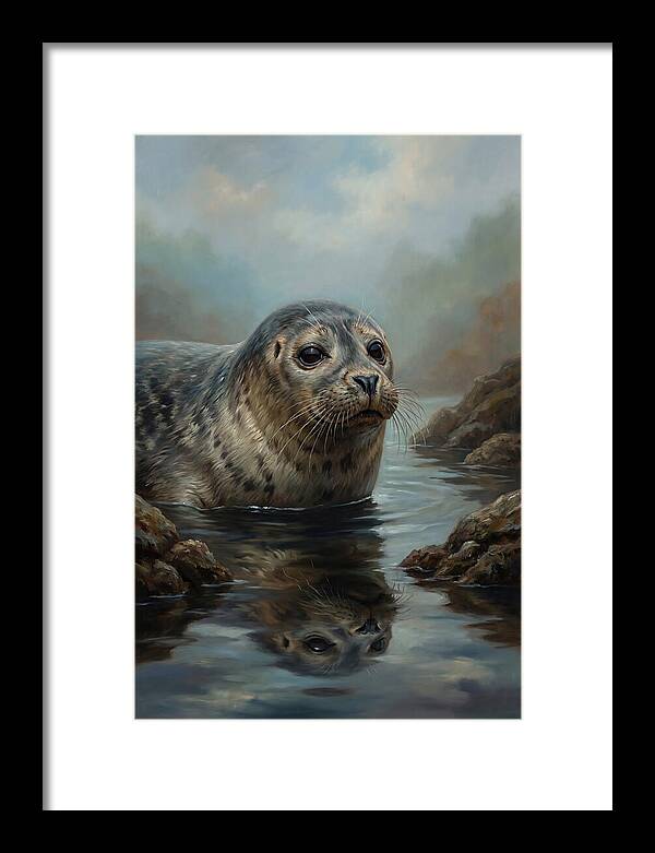 Seal Emerging From Water
