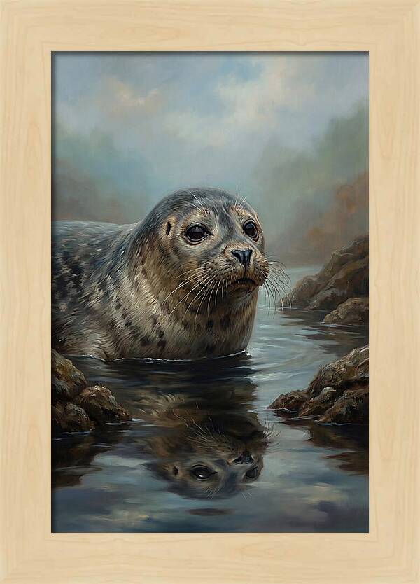 Seal Emerging From Water