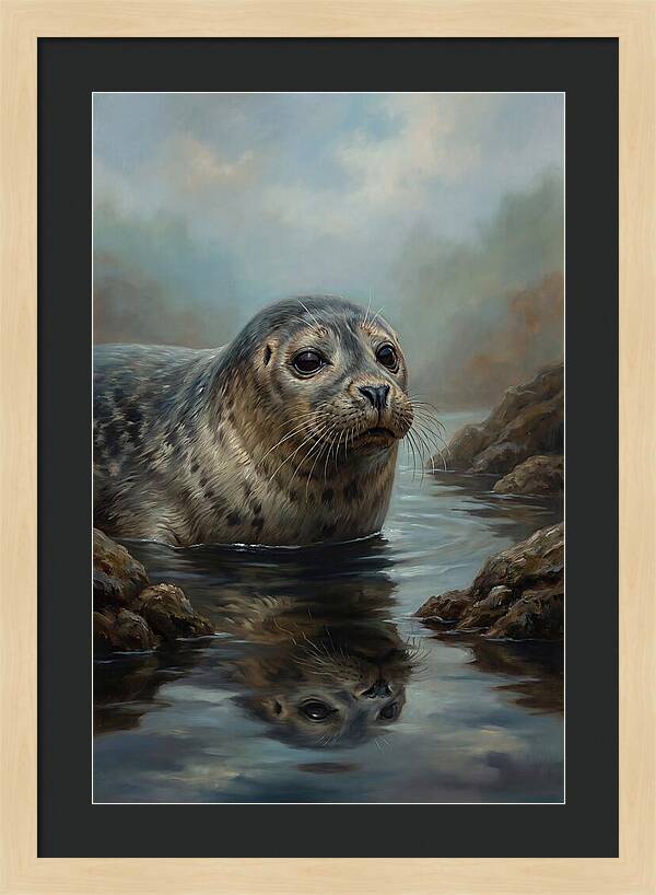 Seal Emerging From Water