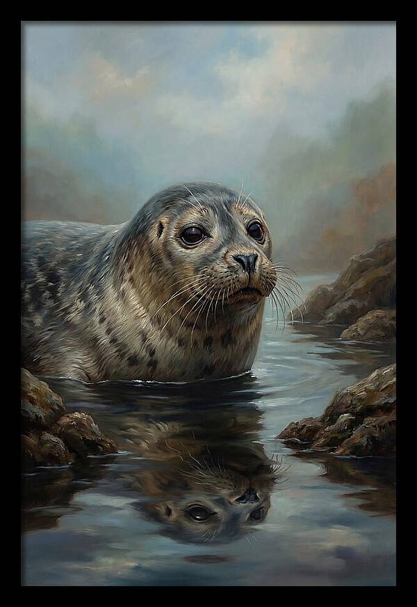 Seal Emerging From Water