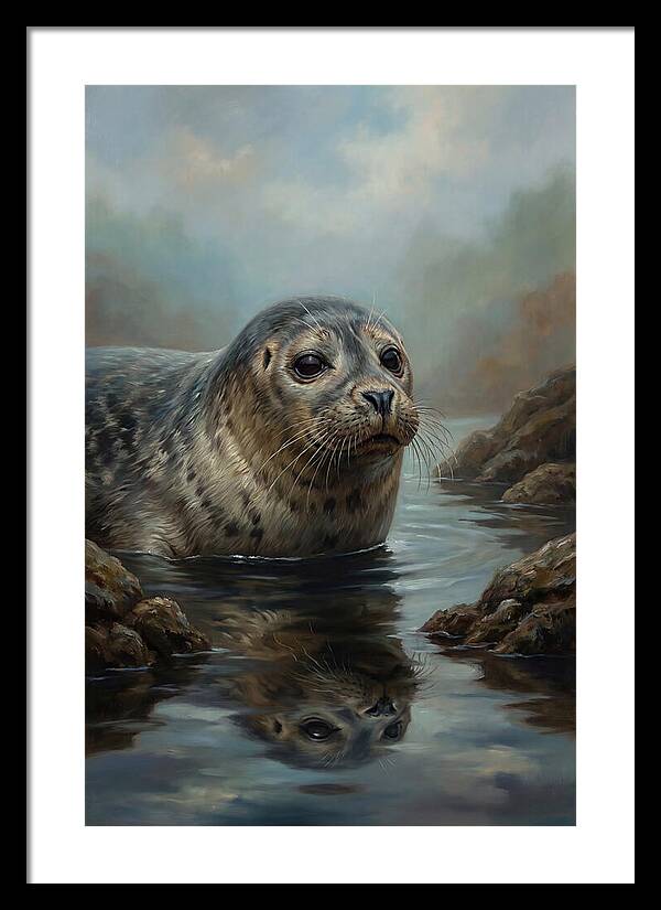 Seal Emerging From Water