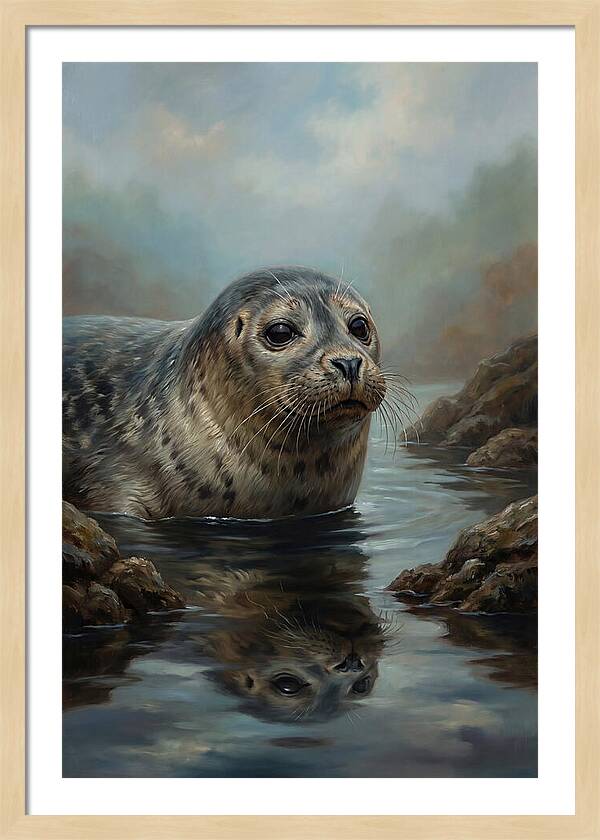 Seal Emerging From Water