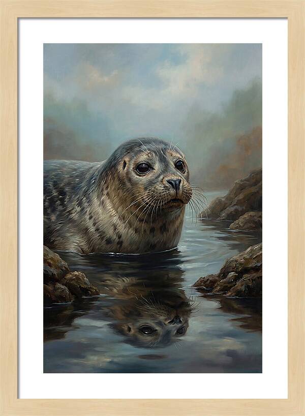 Seal Emerging From Water