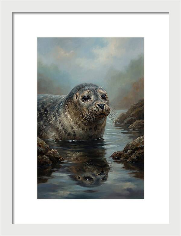 Seal Emerging From Water