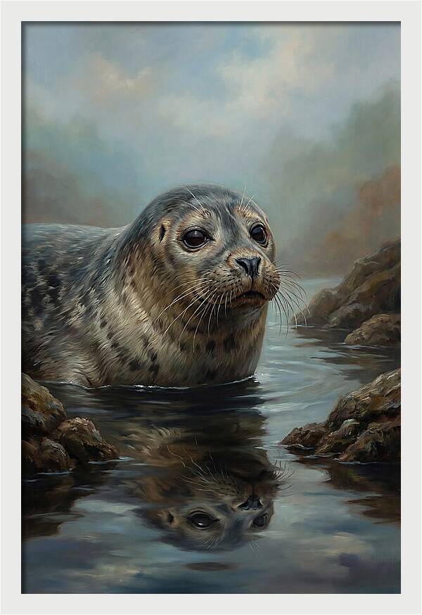 Seal Emerging From Water