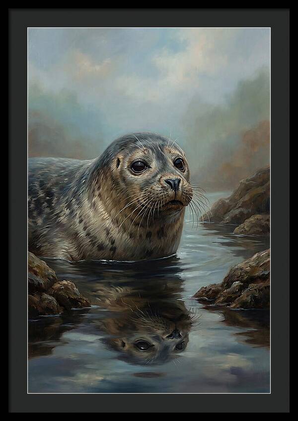 Seal Emerging From Water