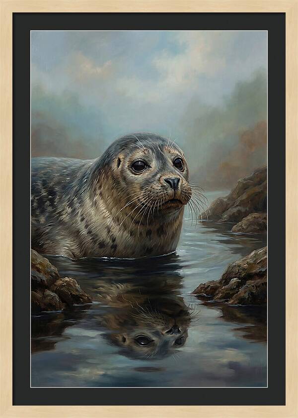 Seal Emerging From Water