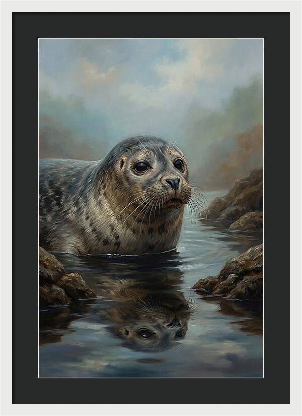 Seal Emerging From Water