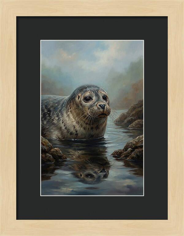 Seal Emerging From Water