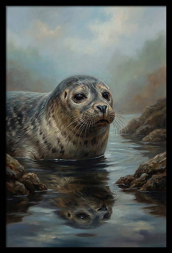 Seal Emerging From Water