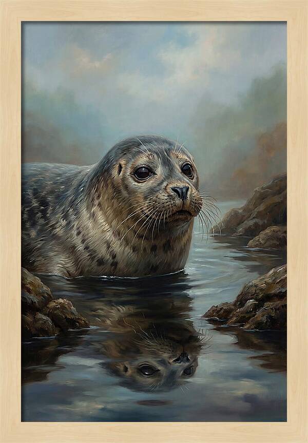 Seal Emerging From Water