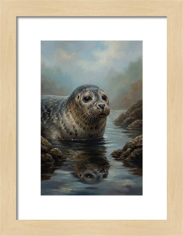 Seal Emerging From Water