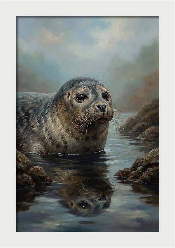 Seal Emerging From Water