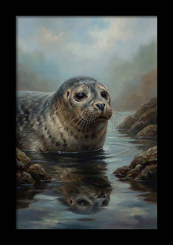 Seal Emerging From Water