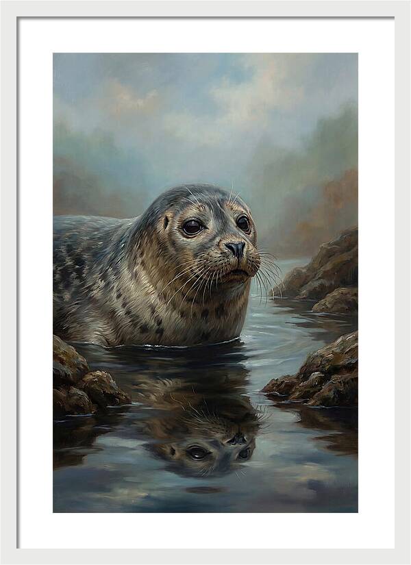 Seal Emerging From Water